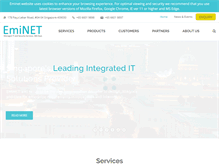 Tablet Screenshot of eminet.com.sg